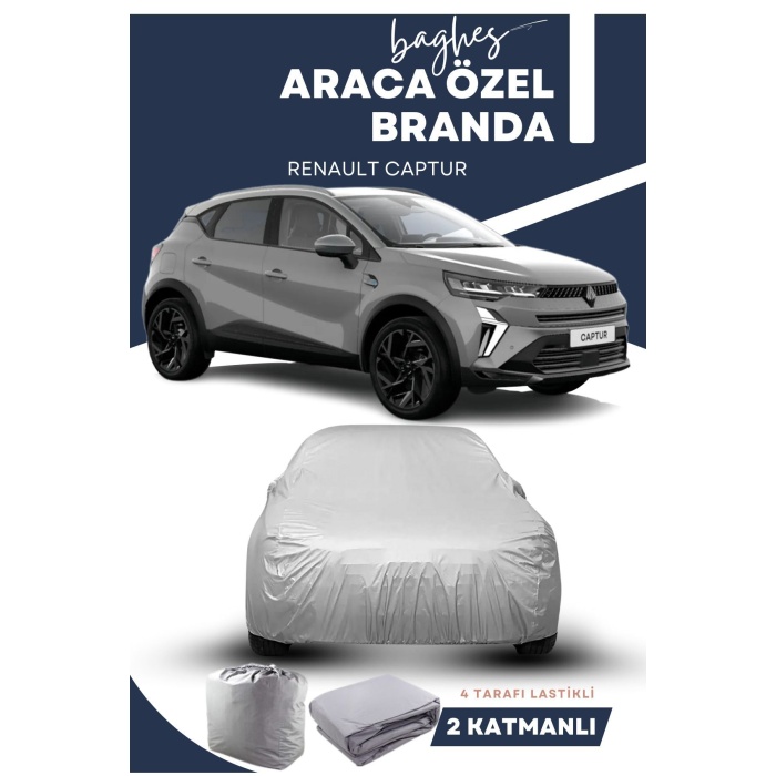 Renault Captur Branda Lüx Kalite Oto Brandası Uyumlu Araba Çadırı SUV