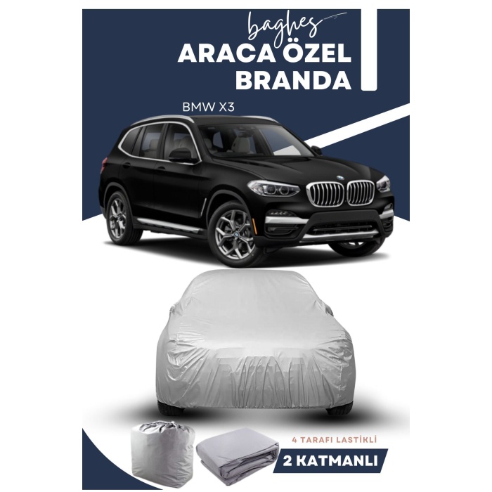 BMW X3 Branda Lüx Kalite Oto Brandası Uyumlu Araba Çadırı SUV