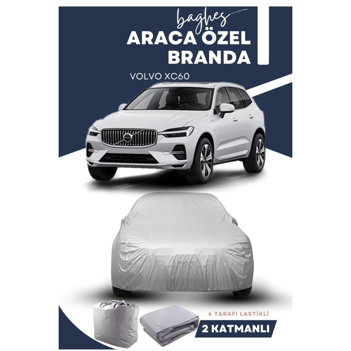 Volvo XC60 Branda Lüx Kalite Oto Brandası Uyumlu Araba Çadırı SUV