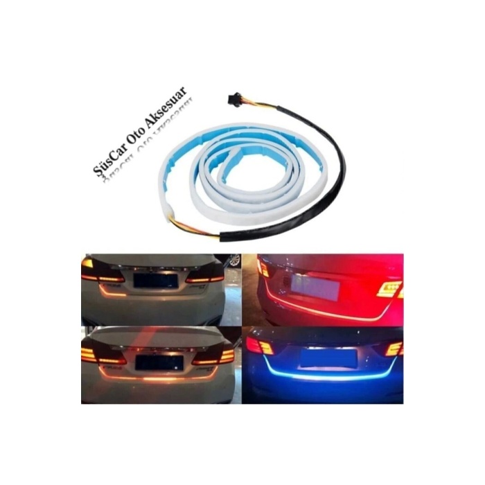 Itibar Bagaj Altı Kayar Kayan Led 7 Renkli Fonksiyonlu Su Geçirmez 120cm