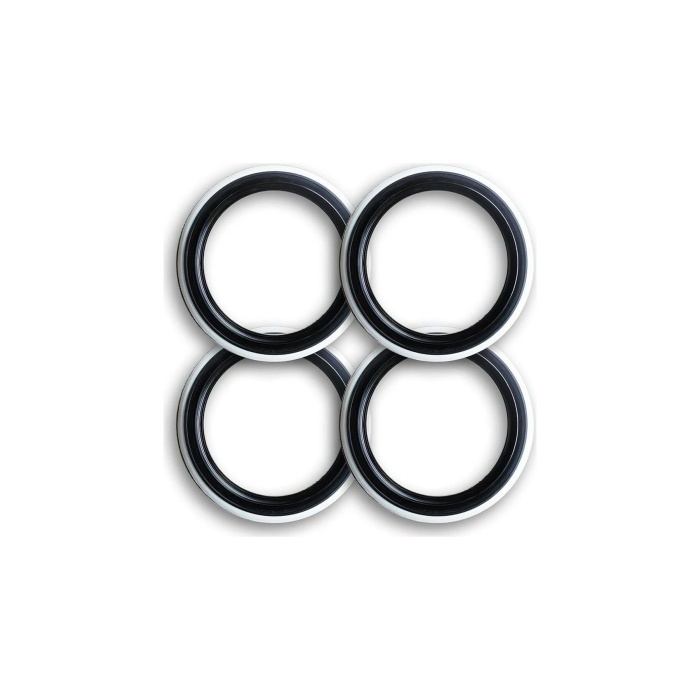 Oto Lastik Yanağı Lüks Siyah Beyaz 13 Jant 4 Adet Yanak