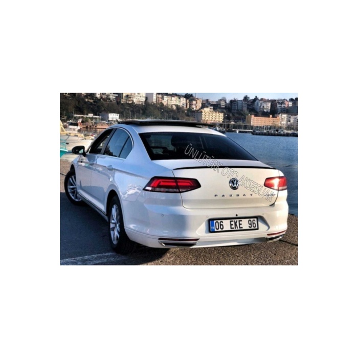 Vw Passat B8 Spoiler Bagaj Üstü Spoiler - Spoyler Piano Black