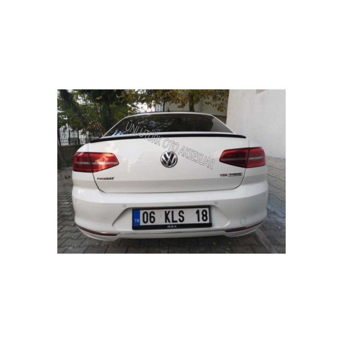 Vw Passat B8 Spoiler Bagaj Üstü Spoiler - Spoyler Piano Black