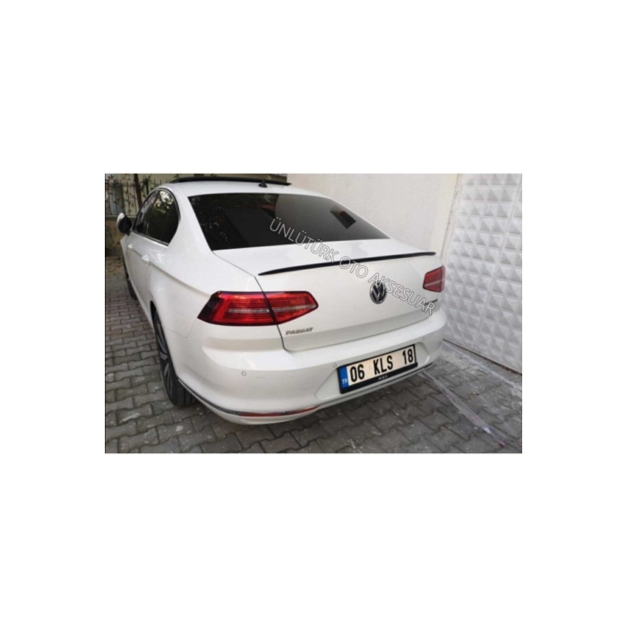 Vw Passat B8 Spoiler Bagaj Üstü Spoiler - Spoyler Piano Black