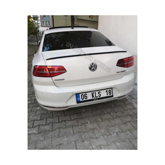 Vw Passat B8 Spoiler Bagaj Üstü Spoiler - Spoyler Piano Black