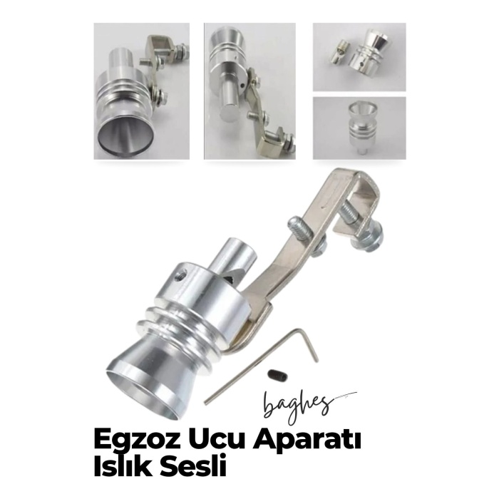 Islık Sesi Çıkaran Egzoz Ucu Aparatı Islık Sesli