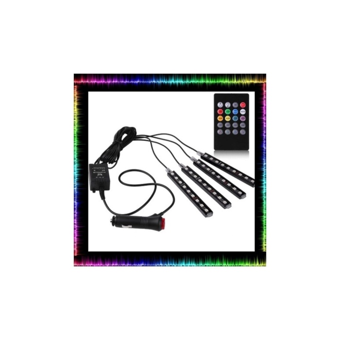 Ayak Altı Led Sese Ve Müziğe Duyarlı Led Rgb Kumandalı Ambiyans