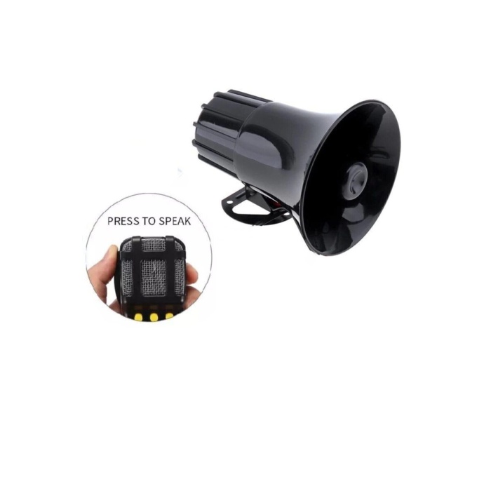 7 Sesli 100 Decibel Mikrofonlu Siren