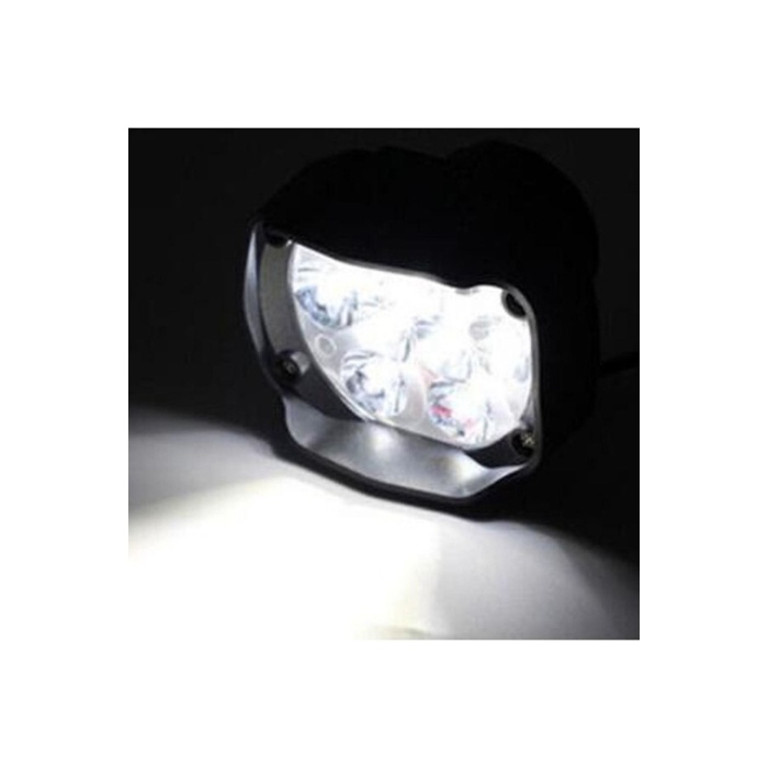 2 Adet Led Motosiklet Sis Far Montaj Sis Drl Lamba Scooter Motosiklet Için (çakar & Sabit Mod)