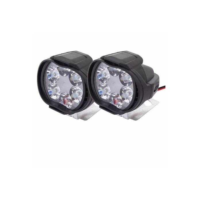 Motosiklet Led Sis Farı 2 Li Set 12v 6 Led Motorsiklet Led Farı Çakar Ve Düz Yanar