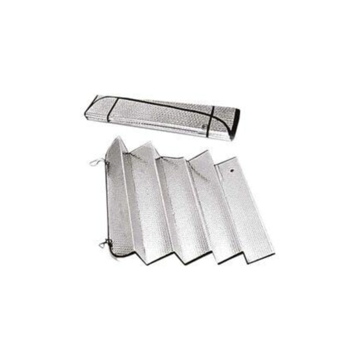 Araba Ön Cam Güneşlik Araç Içi Ön Cam Vantuzlu Folyolu Katlanır Güneşten Koruyucu Perde 130 X 60 Cm