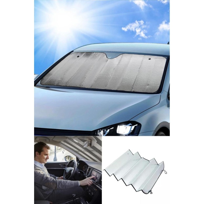 140 X 70 Cm Araba Ön Cam Güneşlik Cam Güneşliği Otomobil Güneşlikleri Araç Gölgelik Oto Içi Vantuzlu