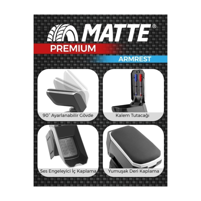 Opel Astra H Araca Özel Kol Dayama Kolçak Lüks 4 Adet Vida Ile Monte Edilir