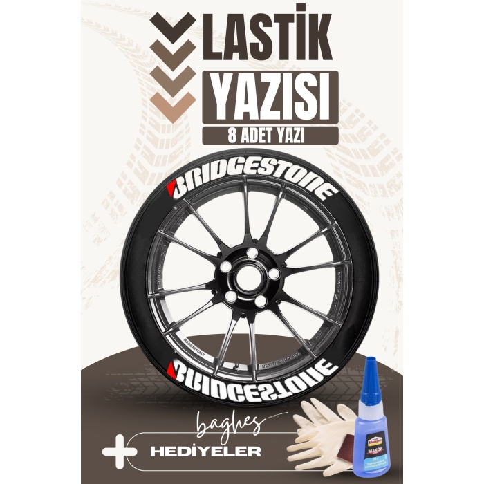 Motosiklet ve Otomobil Araç 3D Oto Lastik Yazısı Sticker Arma Seti – 8 Adet BGHSLSTK02