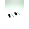 TOPTANBULURUM 4 Adet Plastik Çengelli Eşarp Ve Şal İğnesi Siyah Beyaz 4 cm