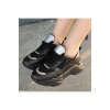 Wita Siyah Cilt Bağcıklı Spor Ayakkabı