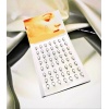 TOPTANBULURUM Damla Kristal Işıltılı Sticker Yüz Ve Vücut Makyaj Taşı ( 110 Adet )