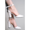 7 Cm Topuklu Ayakkabı Beyaz - 5178.264.