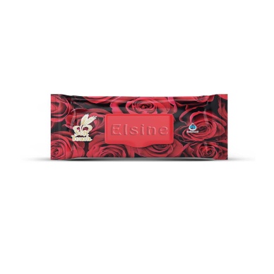 TOPTANBULURUM 5 Paket Red Rose Islak Havlu Mendil 90 Adet Kapaklı Gül Kokulu