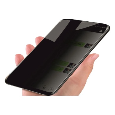 TOPTANBULURUM Iphone 7G Siyah Uyumlu Hayalet Ekran Gizli Tam Kaplayan Kırılmaz Cam Seramik Ekran Koruyucu Film