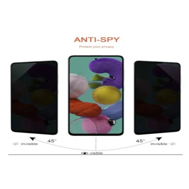 TOPTANBULURUM Samsung A32 Uyumlu Hayalet Ekran Gizli Tam Kaplayan Kırılmaz Cam Seramik Ekran Koruyucu Film