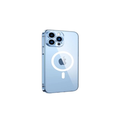 TOPTANBULURUM Iphone 13 Pro Max Kılıf Kamera Lens Korumalı Magsafe Destekli Şeffaf Darbe Emici Sert Kapak