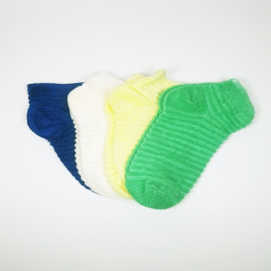 TOPTANBULURUM Kadın Havlu Patik Bilek Çorap Ev Çorabı 4 Çift