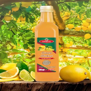 TOPTANBULURUM Limon Sirkesi % 100 doğal Katkısız 500 ml