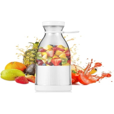 TOPTANBULURUM Taşınabilir El Blender 420 ML Meyve Smoothie Hazırlama Şişe Şeklinde Pratik