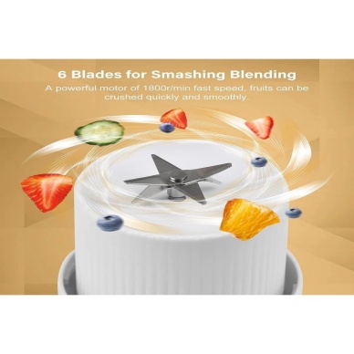 TOPTANBULURUM Taşınabilir El Blender 420 ML Meyve Smoothie Hazırlama Şişe Şeklinde Pratik