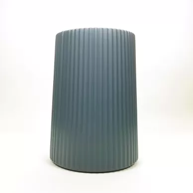 TOPTANBULURUM Plastik İtalyan Çizgili Dekoratif Vazo 20 cm