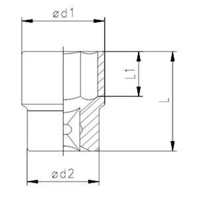 Elta 1115 1/2 Lokma Anahtar 18 mm