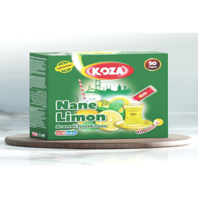 Koza Tek İçimlik Nane Limon Aromalı Toz İçecek 50li