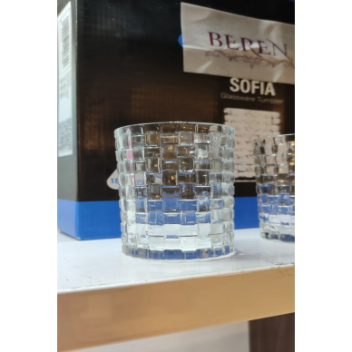 Sofia 12 Adet Su ve Kahve Yanı Bardağı 200 Ml Royalekts-RYGG003