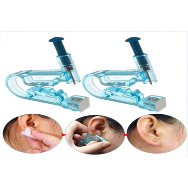 TOPTANBULURUM Tek Kullanımlık Kulak Delme Aparatı Piercing Küpe Tabancası Hijyenik Kulak Delme Kiti