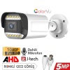 J-TECH 3070 5MP 12 LED SONY LENS DAHİLİ Sesli Gece Renkli Warm Light 1080P AHD Güvenlik Kamera