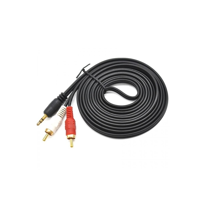 Platoon PL-8581 1.5M Metre RCA AUX 3.5mm Ses Sistemi Kablosu