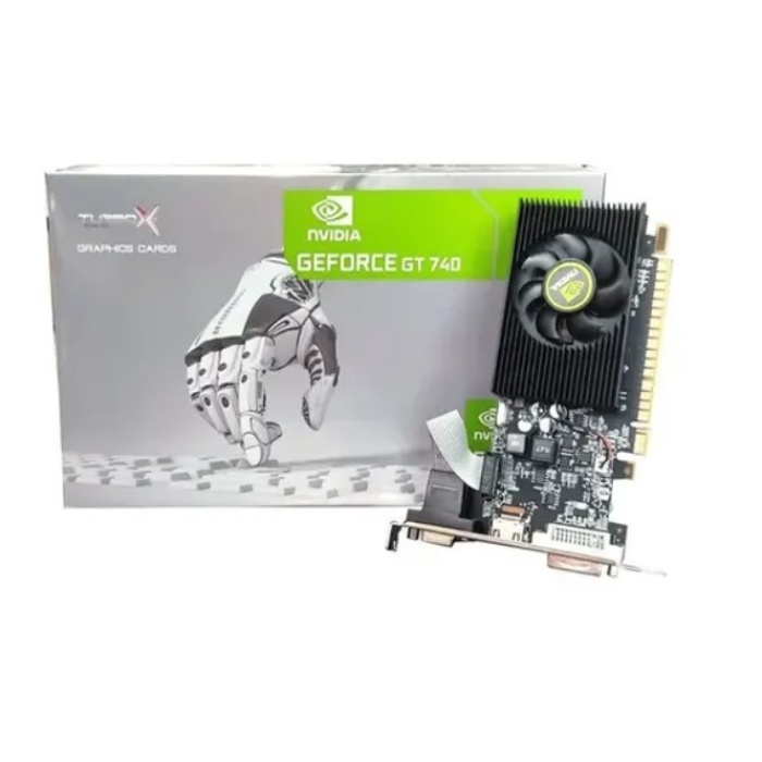Turbox Thewis GT740 Nvidia GDDR3 128Bit Vga.Dvi.Hdmi Tek Fan 4GB Ekran Kartı (BOX)
