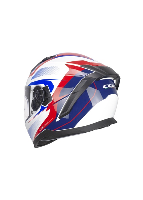 CGM 311G BLAST SPORT KAPALI KASK Beyaz-Mavi XL