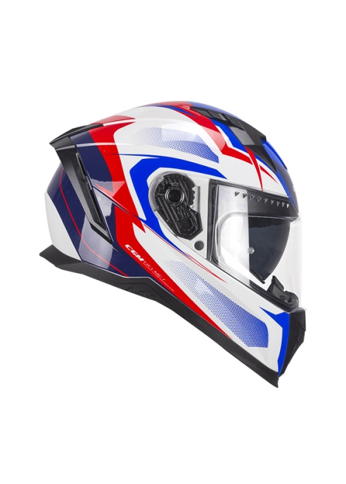 CGM 311G BLAST SPORT KAPALI KASK Beyaz-Mavi XL