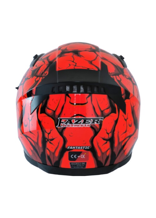 FAZER FX-211 Full Face Kask FANTASTIC RED
