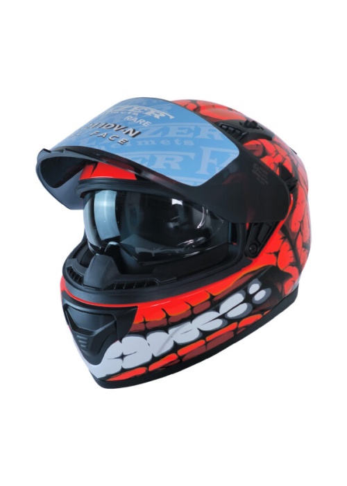 FAZER FX-211 Full Face Kask FANTASTIC RED