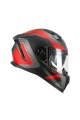 CGM 311R BLAST RACE KAPALI KASK Antrasit-Kırmızı XL