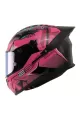FAZER FX-211X PİNK-BLACK KASK KAPALI MODEL RENKLİ CAMLI ( İÇ GÜNEŞ VİZÖRLÜ )