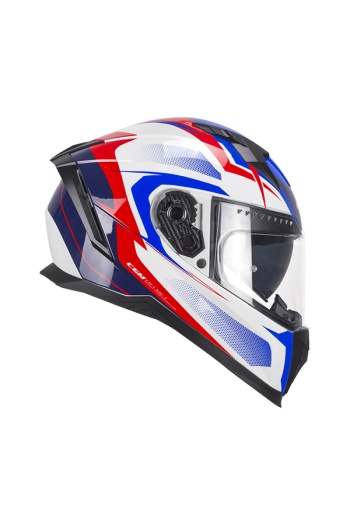 CGM 311G BLAST SPORT KAPALI KASK Beyaz-Mavi XL