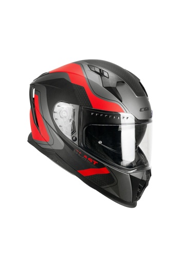 CGM 311R BLAST RACE KAPALI KASK Antrasit-Kırmızı XL