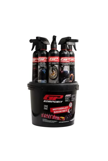 GP Kompozit 11 Parça Motosiklet Bakım ve Temizlik Seti