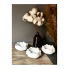 Lotus Çiçeği Dekoratif Mumluk 3Lü Set