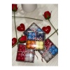 SEVGİLİLER GÜNÜ DÜĞÜN KINA  HEDİYE 4 LÜ MİNİ BUBLE MUM HEDİYE PAKETİ (1 PAKET) YILBAŞI