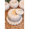 Dekoratif Tepside Balkabağı Soya Wax Mum